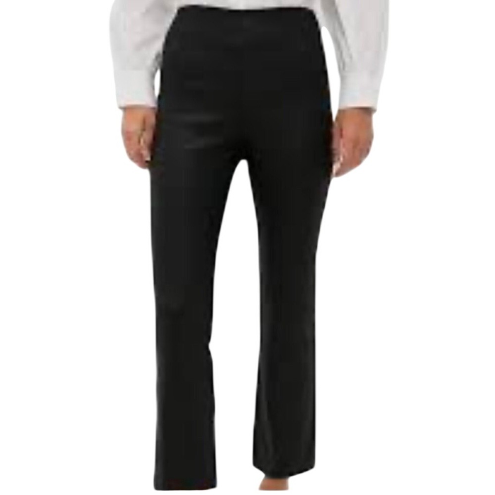 Tuckernuck Black Faux Suede Ashford Pants S High Rise Minimalist Equestrian